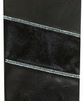 CS4628 (black) - Women's Italian Leather Gloves with Italian Silk lining and Swarovski Crystal Trim 3