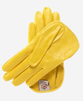 CU4303 (yellow) - Women's Short Italian Leather Gloves 2