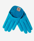 CU4303 (aqua) - Women's Short Italian Leather Gloves 1