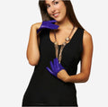 CU4303 (purple) - Women's Short Italian Leather Gloves 2