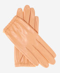 CU4601 (peach) - Women's Unlined Italian Fashion Leather Gloves With Short Wrist 1