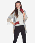 CU4601 (xb) - Women's Unlined Italian Fashion Leather Gloves With Short Wrist 3
