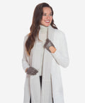 CU4629 (taupe) - Women's Unlined Italian Fashion Leather Gloves With Short Wrist 6