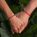 Ethereal Insight Men's Evil Eye Red String Bracelet 5