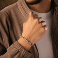 Spiritual Victory - Tiger's Eye Heishi Mantra Bracelet 2