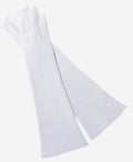 Angelina (ivory) - Italian silk lined 8-button length leather bridal / opera gloves 2