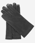 CX3350 (black) - Men’s Italian leather cadet-size wool-lined gloves 1