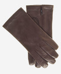 CX3360 (brown) - Men’s Italian leather cadet-size Bemberg-lined gloves 1