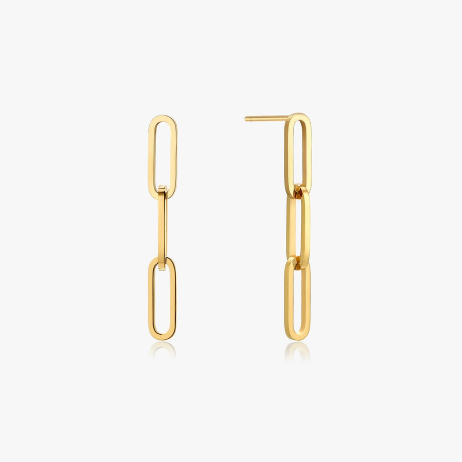 Drop The Link Earrings