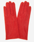 EC4520 (red) - Women's Italian Cashmere Lined Suede Gloves 1