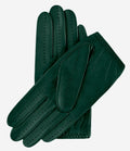 Alessa (hunter) - Classic Italian lambskin leather driving gloves 2
