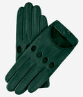 Alessa (hunter) - Classic Italian lambskin leather driving gloves 1