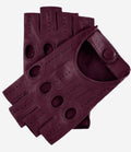 Rossana (xb) - Italian fingerless lambskin leather driving gloves 1
