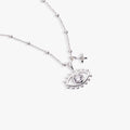 Evil Eye Duo Charm Necklace 3