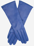 Camilla (blue) - Italian "4 button length" cashmere lined leather gloves 2