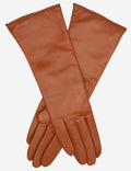 Camilla (medium brown) - Italian "4 button length" cashmere lined leather gloves 1