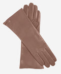 Camilla (mocha) - Italian "4 button length" cashmere lined leather gloves 1