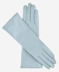 Camilla (sky) - Italian "4 button length" cashmere lined leather gloves 1