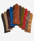 Leonora (black) - Italian 8-button length cashmere lined leather gloves 2
