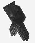 Leonora (black) - Italian 8-button length cashmere lined leather gloves 1