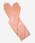 Leonora (pink) - Italian cashmere lined 6-button length leather gloves 1