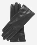 FC04 (black) - Women's Italian Cashmere Lined Leather Gloves 1