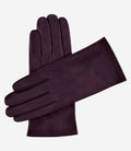 Sofia (wine) - Italian lambskin leather gloves with silk lining 1