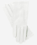 Sofia (ivory) - Italian lambskin leather gloves with silk lining 1