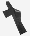 FS15W16 (black) - Italian silk lined opera leather gloves 16-button length 1