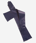 FS15W16 (hblue) - Italian silk lined opera leather gloves 16-button length 1