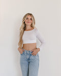 Crew Neck Long Sleeve Halftee 3