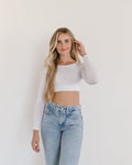 Crew Neck Long Sleeve Halftee 8
