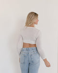Crew Neck Long Sleeve Halftee 10