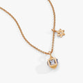 Hanukkah Star of David and Dreidel Pendant Necklace 3