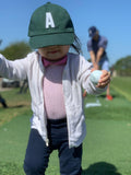 Hunter Green Letter Baseball Hat 10