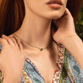 Devote & Achieve Emerald Evil Eye May Birthstone Necklace 2