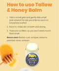 VanMan's Bison Tallow & Honey Balm - 2 oz *No Essential Oils* 3