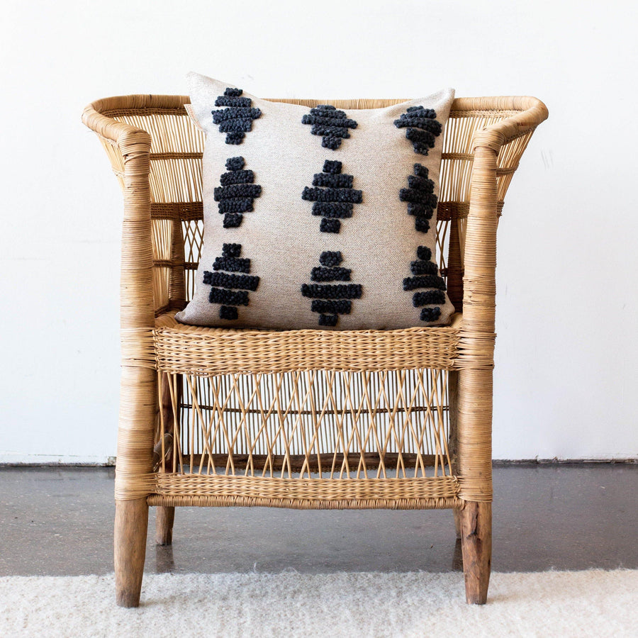 Isuvinu Cotton Square Throw Pillow