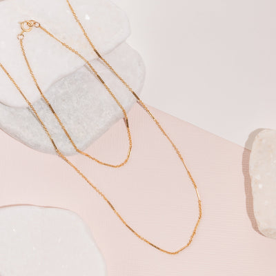 Auren Chain Necklace, by Nolia Jewelry