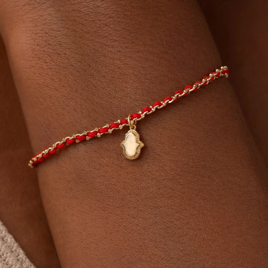 Sacred Harmony Red String Hamsa Protection Bracelet