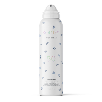 Kids Clear Organic SPF 50 Clear Sunscreen Mist