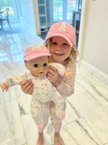 Light Pink Letter Baseball Hat 7