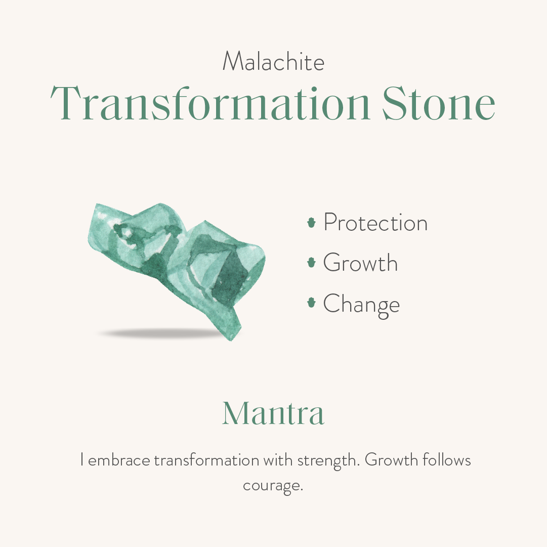 Abundant Positivity - Onyx Malachite Bracelet