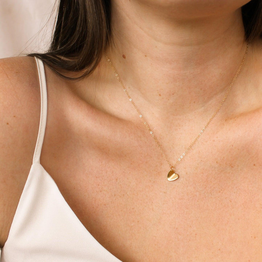 Mini Paper Heart Necklace