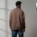 Mocha Distress Oversized Sweatshirt 4