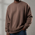 Mocha Distress Oversized Sweatshirt 2