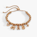 'Mrs" Beaded Bubble Bolo Bracelet 1