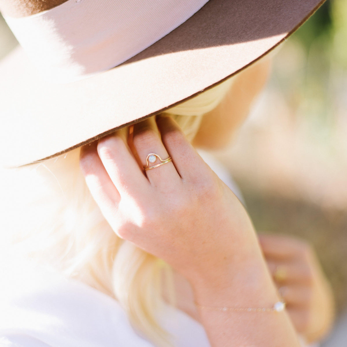 Opal Arch Ring