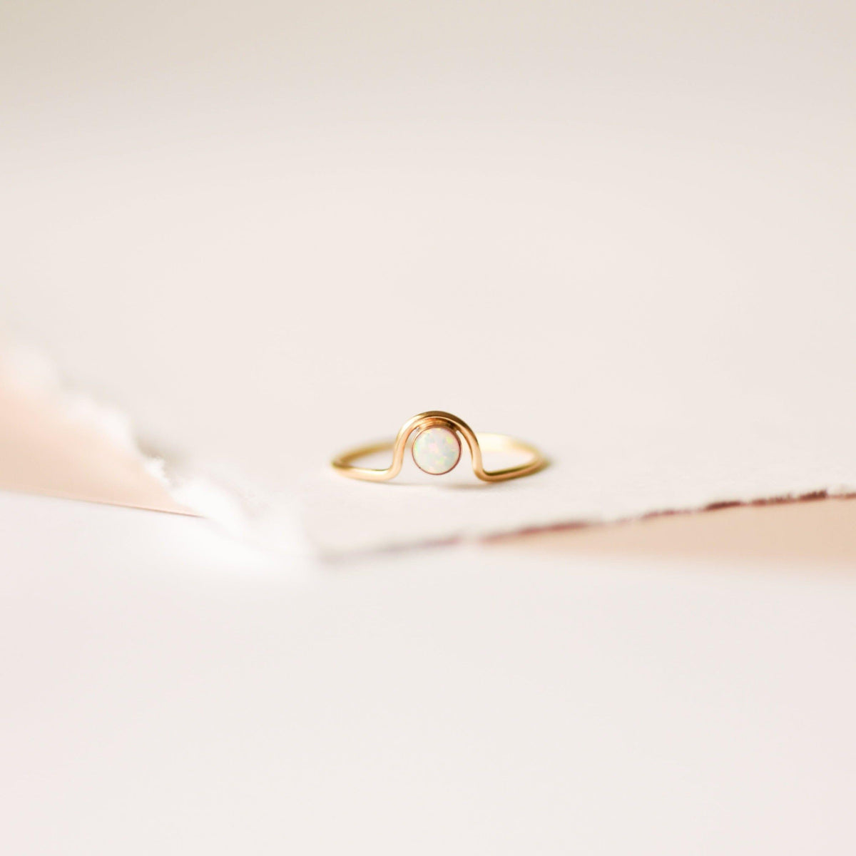 Opal Arch Ring