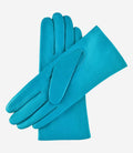 Isabella (aqua) - Italian lambskin leather gloves with cashmere lining 2